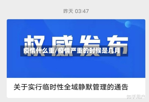 疫情什么重/疫情严重的时候是几月-第2张图片