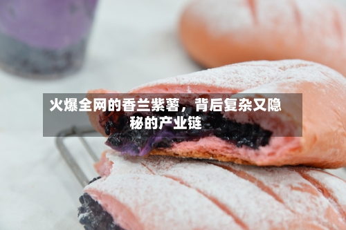 火爆全网的香兰紫薯，背后复杂又隐秘的产业链-第2张图片