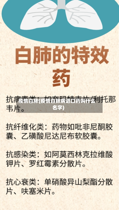 疫情白肺(疫情白肺病进口药叫什么名字)-第2张图片