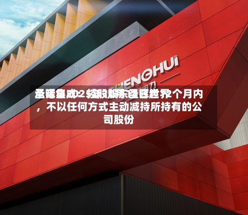 圣晖集成：控股股东圣晖世界承诺自2025年10月13日起12个月内，不以任何方式主动减持所持有的公司股份-第3张图片